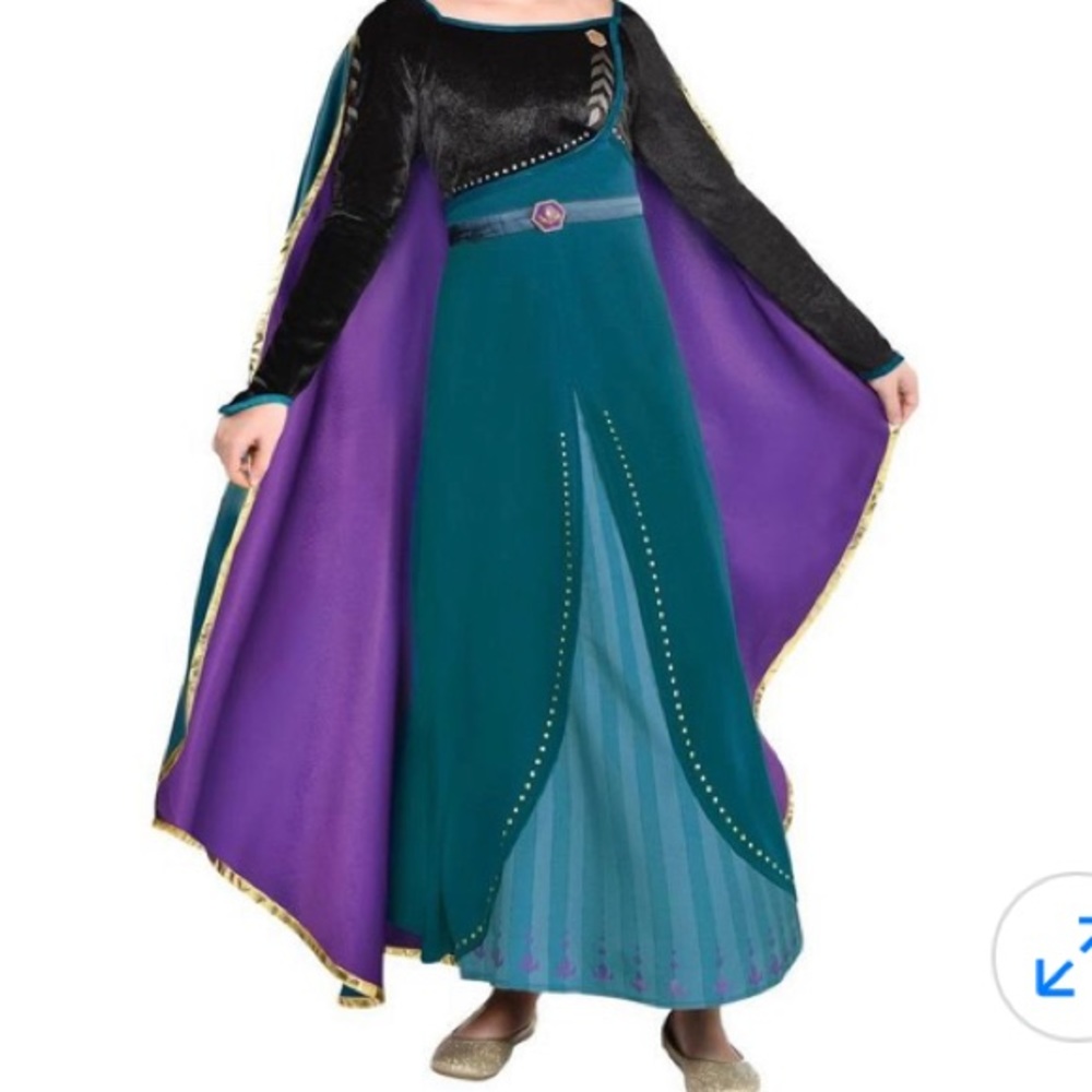 Anna Frozen 2 Coronation Dress Girls Costume